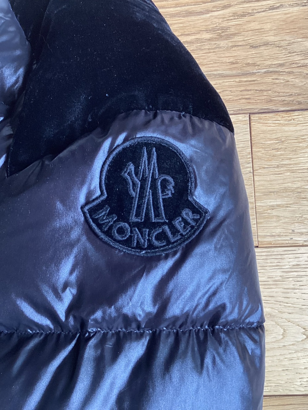 Moncler Black & cream Chouelle down jacket - Picture 6 of 12